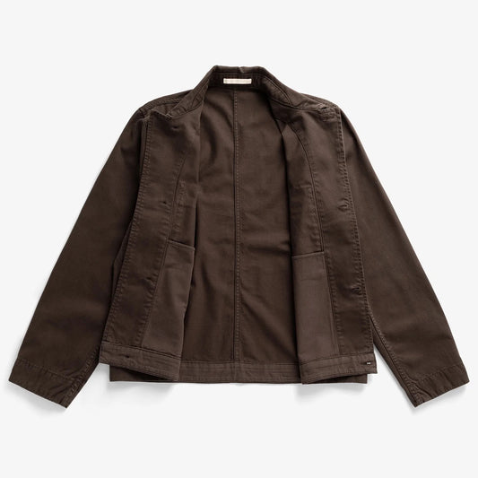 Arresskov Broken Twill Overshirt - Delicioso Brown