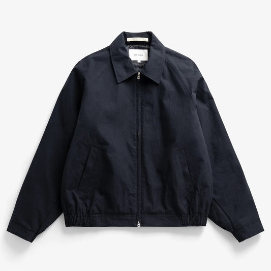 Stensholt Buff Cotton Blouson - Dark Navy