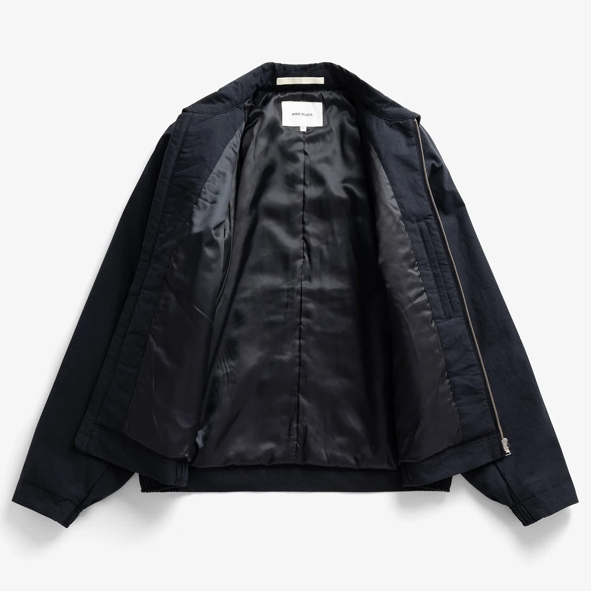 Stensholt Buff Cotton Blouson - Dark Navy
