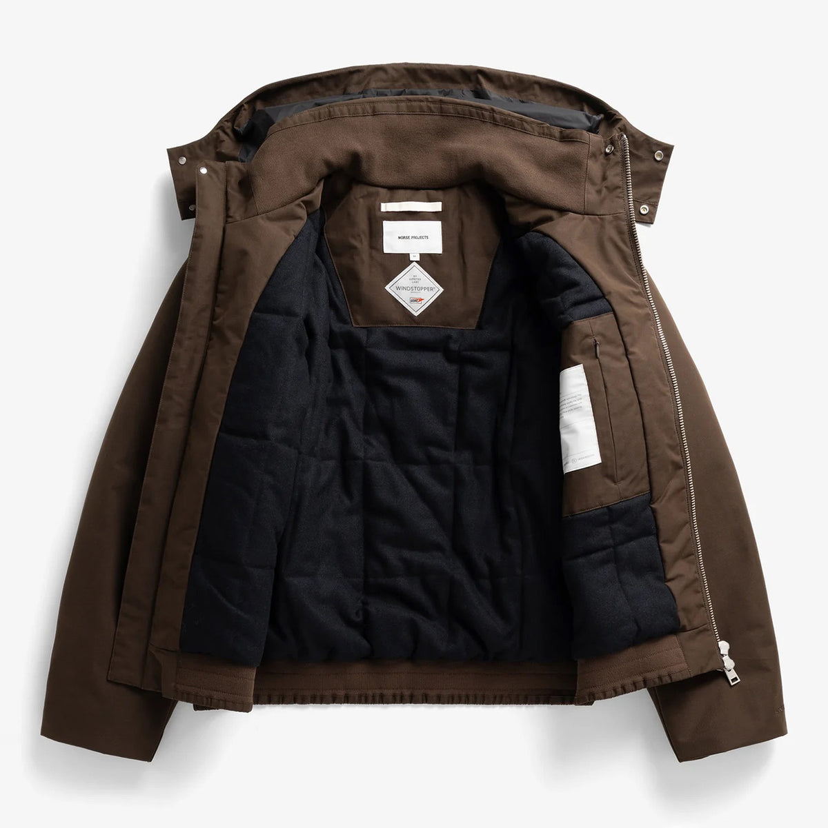 Kastrup Gore-Tex Windstopper Bomber Jacket - Delicioso Brown