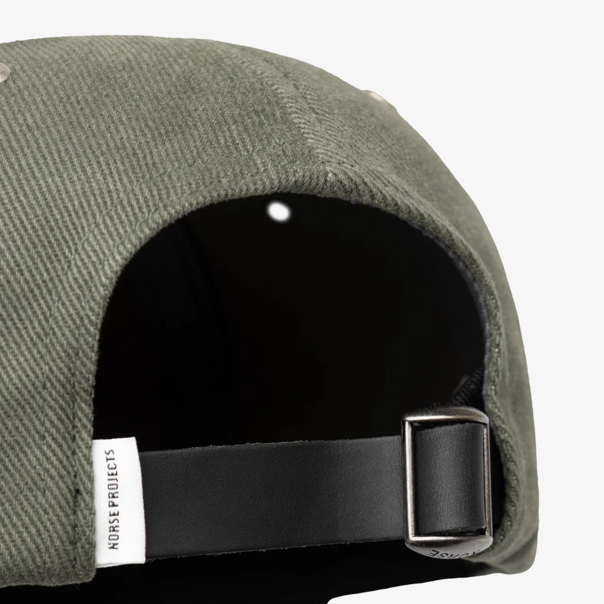 Bull Twill Denim 6-Panel Cap - Dusty Olive