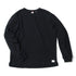 Eco Hybrid Waffle L/S Tee - Black