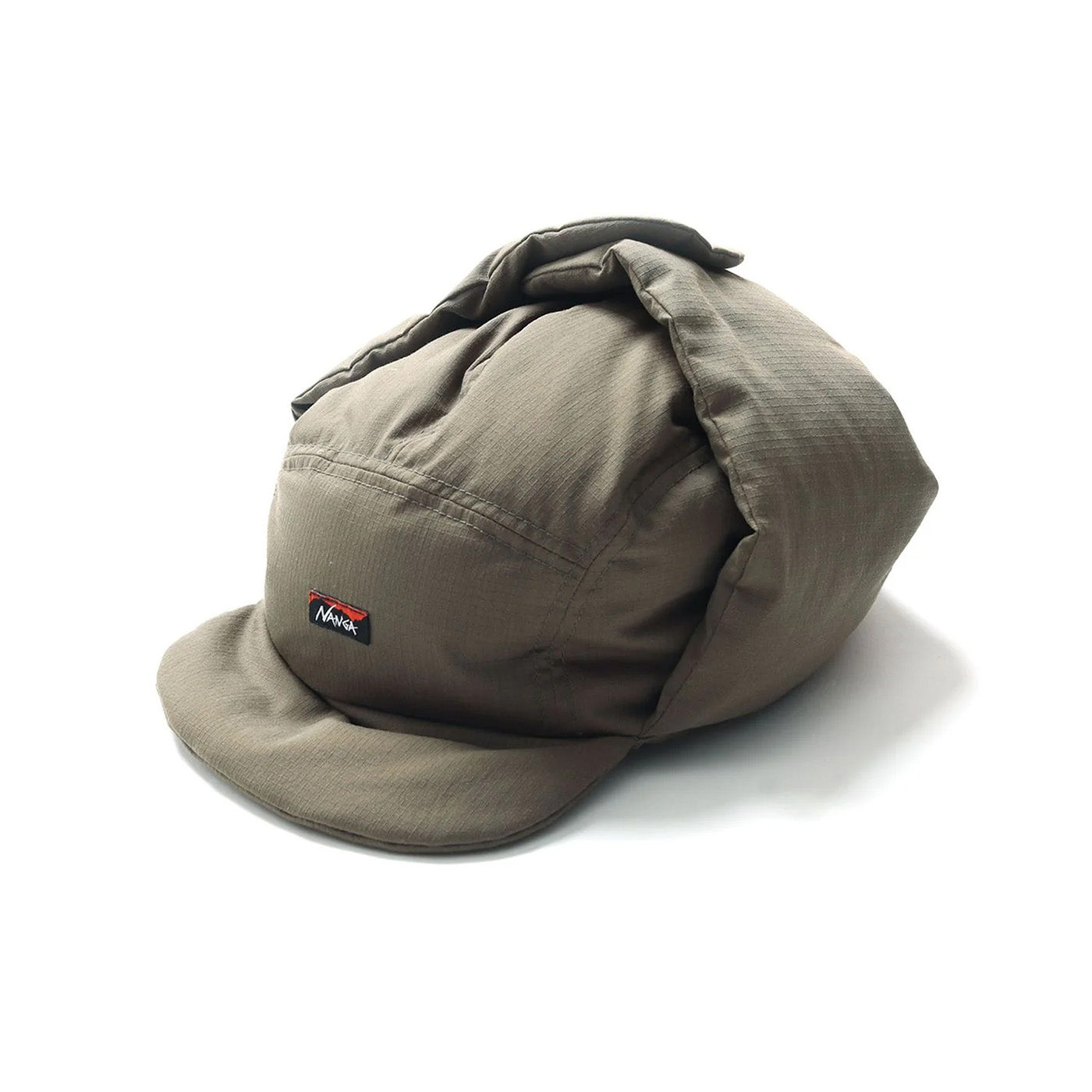 Hinoc Ripstop Down Ear Flap Cap - Army Green