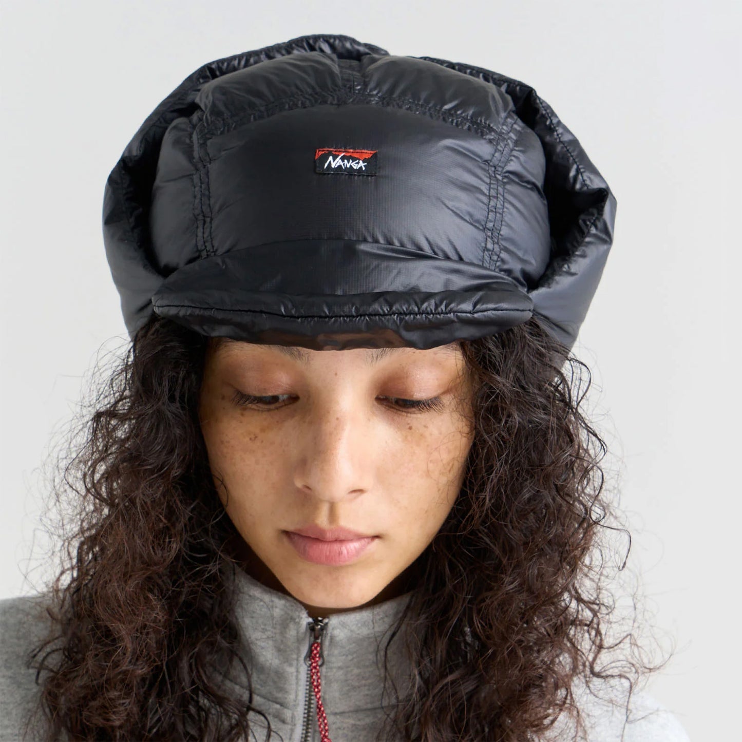 Mountain Lodge Down Ear Flap Cap - Black