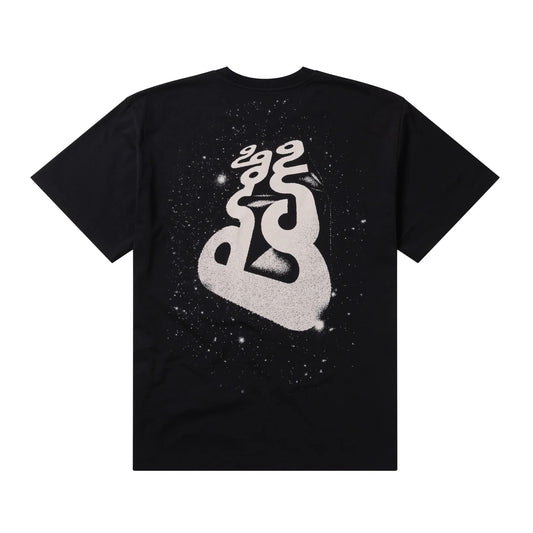 Space Block SS Tee - Black