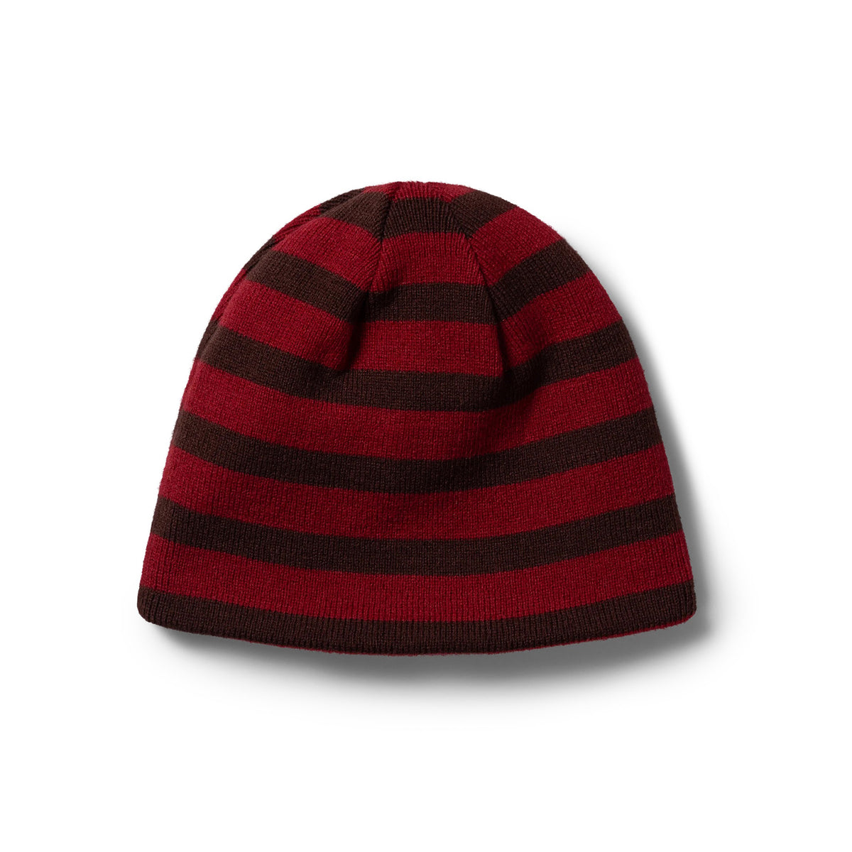 NP Stripe Reversible Beanie - Brown