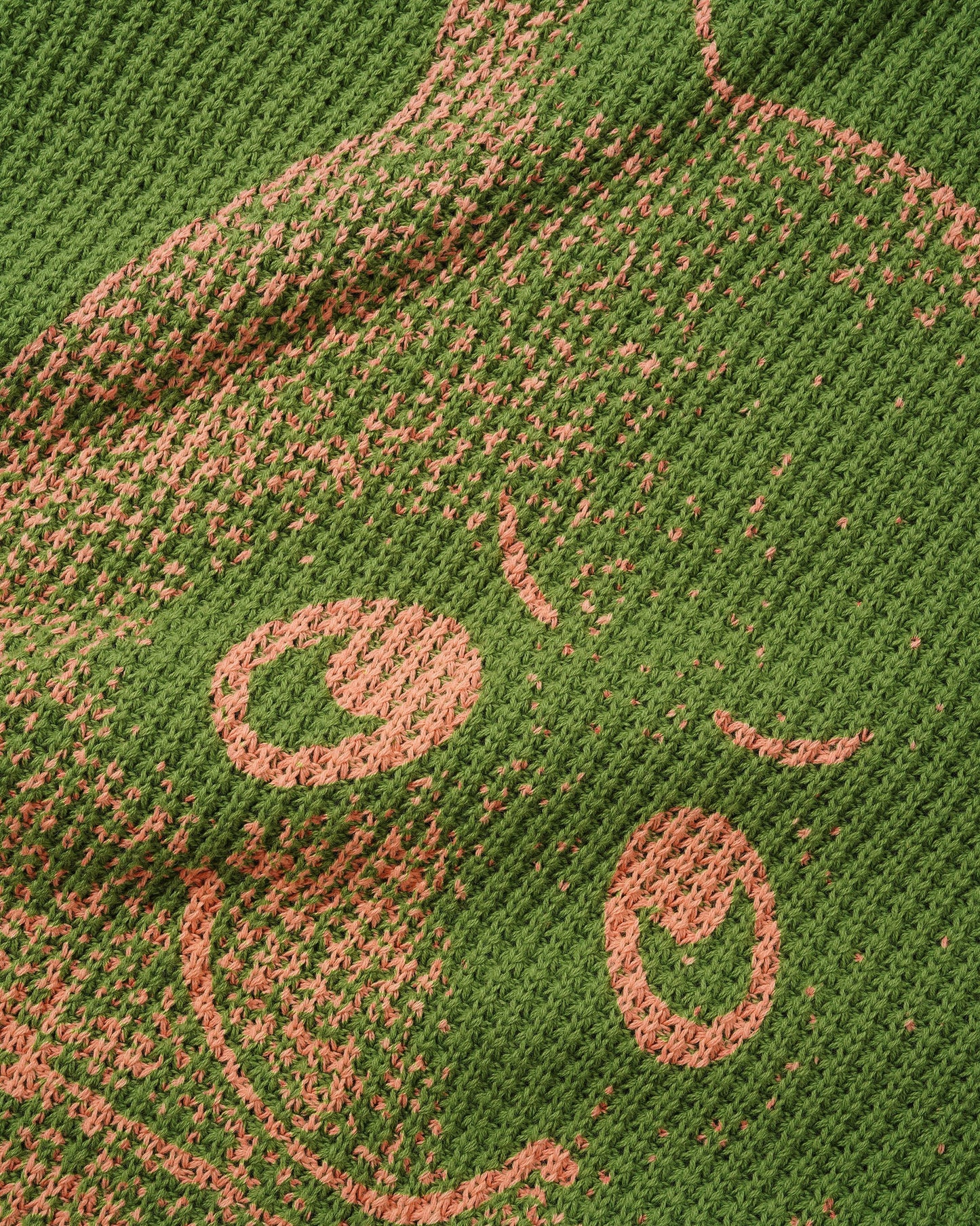 Newcomer Reversible Knit Sweater - Grass