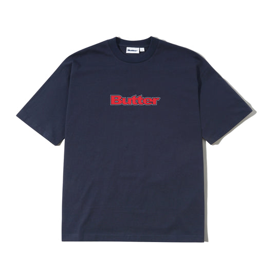 Outline Logo Tee - Navy