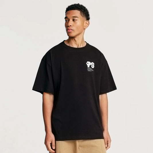 Broadcast Oversized T-Shirt - Black