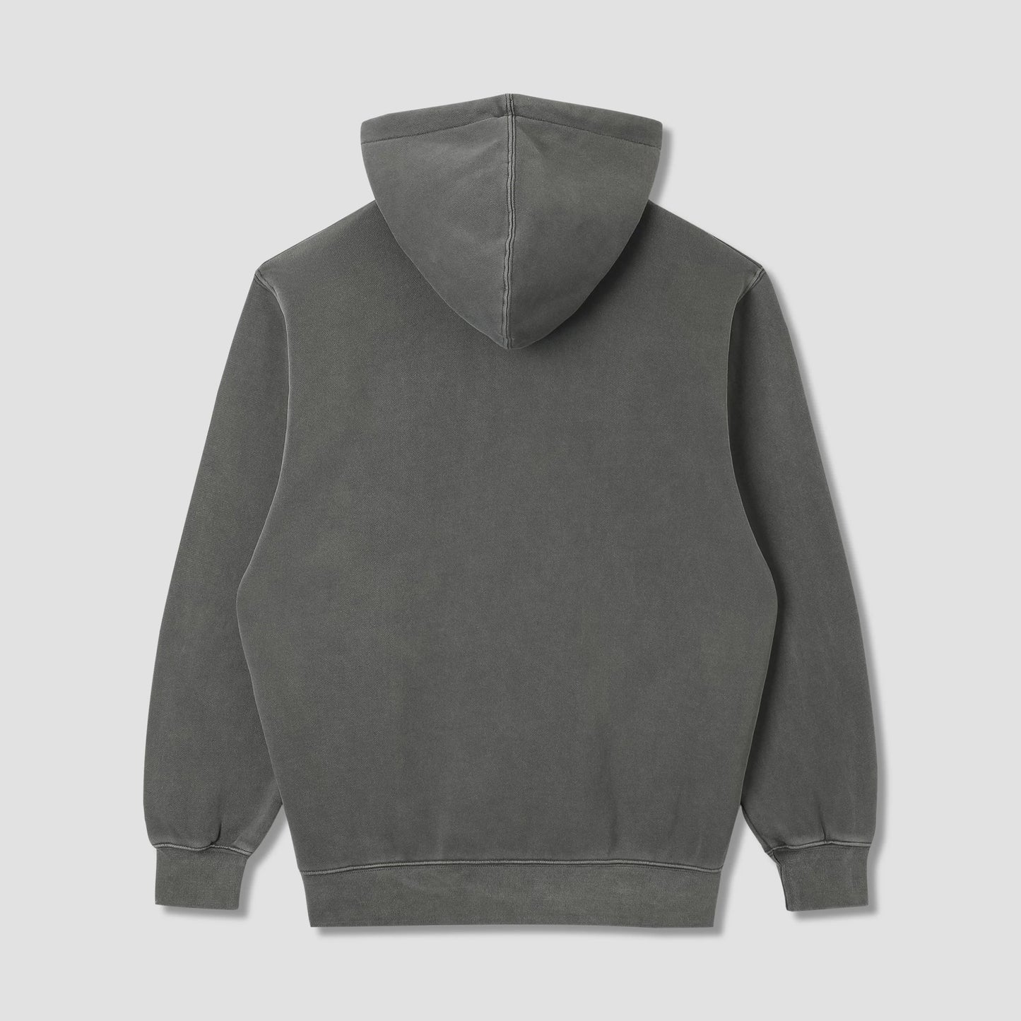 Patch Zip Hood Washed Black