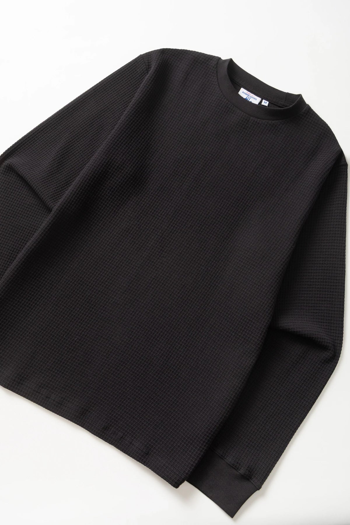 Thermal Waffle LS Tee - Black