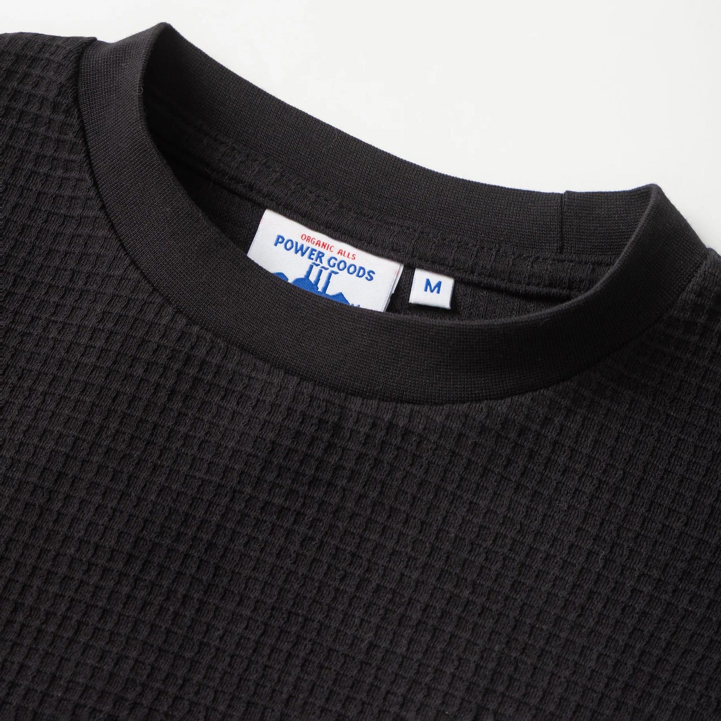 Thermal Waffle LS Tee - Black