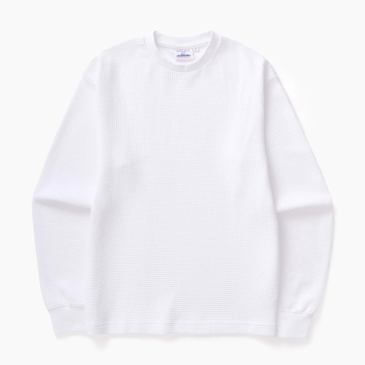 Thermal Waffle LS Tee - White