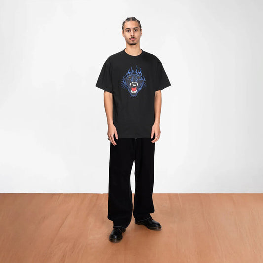Fire Panther T-Shirt - Black