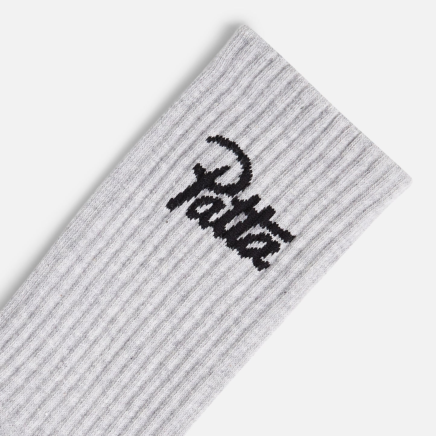 Script Logo Sports Sock - Melange Grey