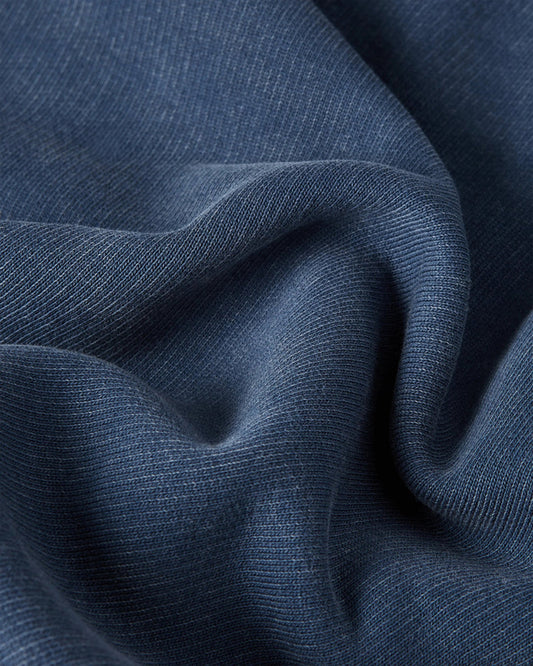 Classic Acid Washed Hooded Sweater - Estate Blue