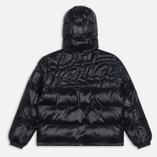 Quilted Script Logo Puffer Jacket