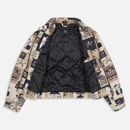 Collage Insulated Canvas Jacket
