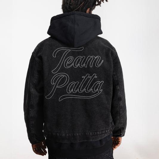 Washed Canvas Jacket - Black