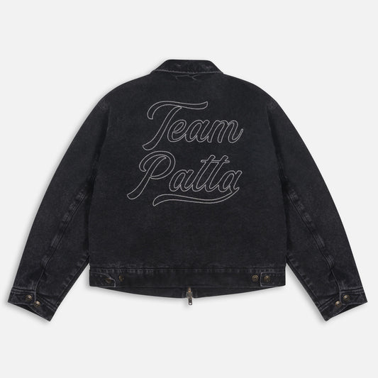 Washed Canvas Jacket - Black
