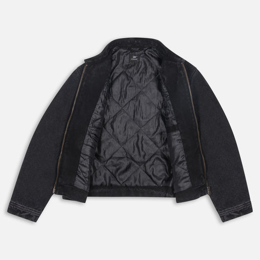 Washed Canvas Jacket - Black
