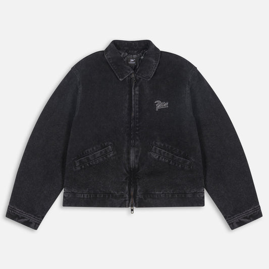 Washed Canvas Jacket - Black