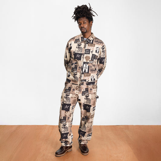 Collage Insulated Canvas Jacket