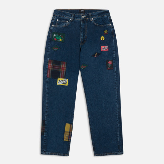 Whole Lotta Labels Denim Pants - Light Blue