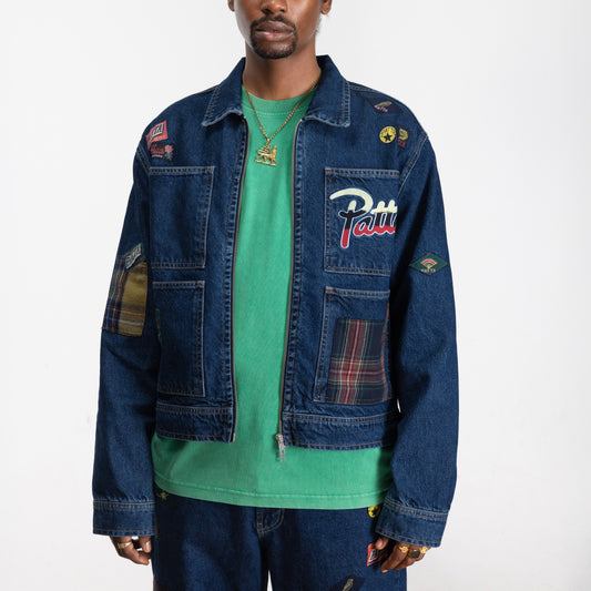 Whole Lotta Labels Denim Jacket - Light Blue