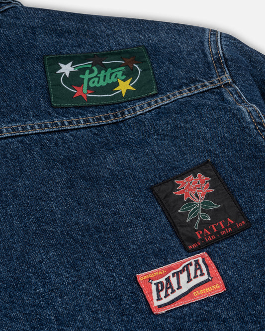 Whole Lotta Labels Denim Jacket - Light Blue