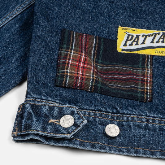 Whole Lotta Labels Denim Jacket - Light Blue