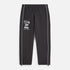 Athletic Nylon Track Pants - Black