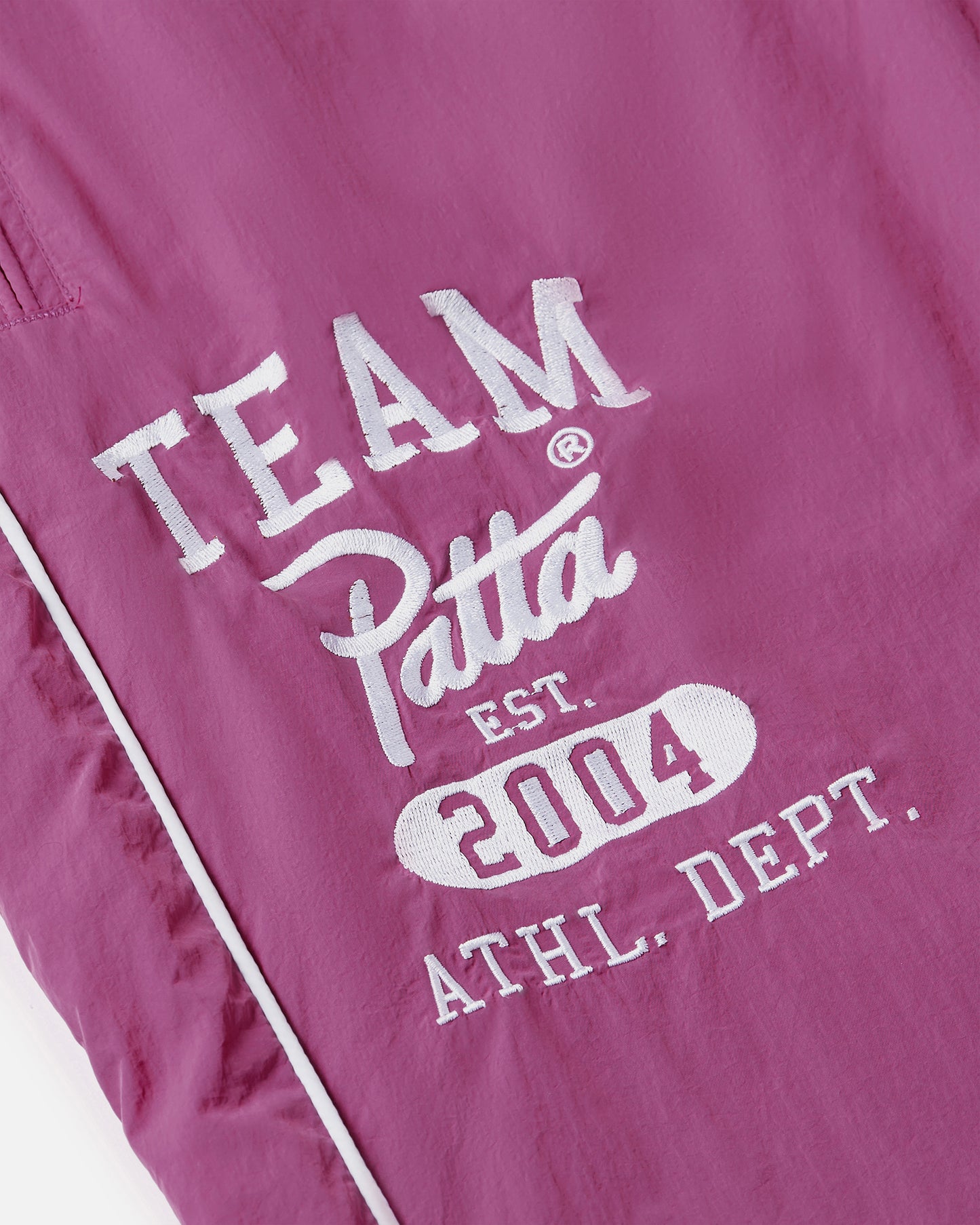 Athletic Nylon Track Pants - Boysenberry