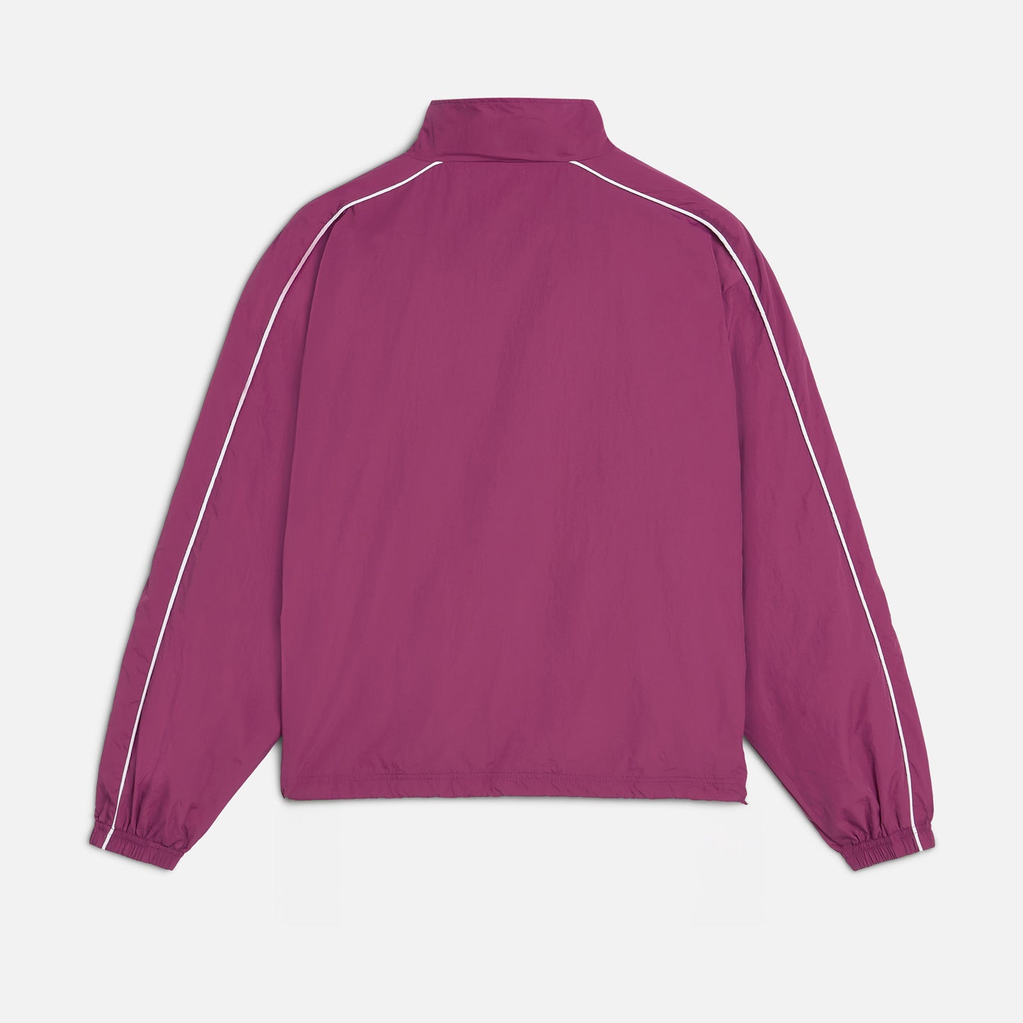 Athletic Nylon Track Jacket - Boysenberry