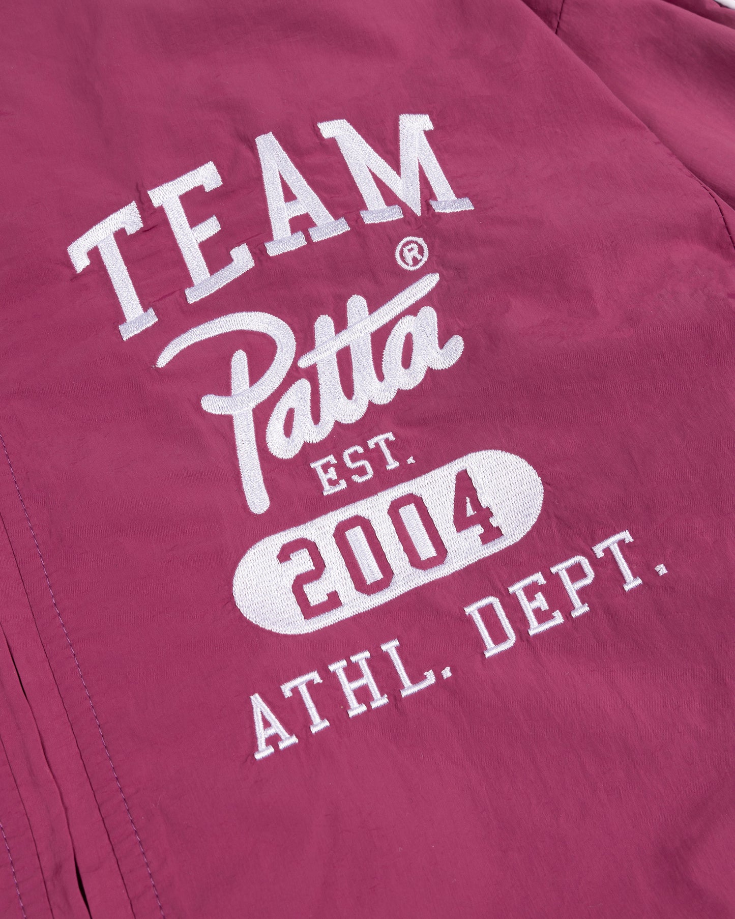 Athletic Nylon Track Jacket - Boysenberry