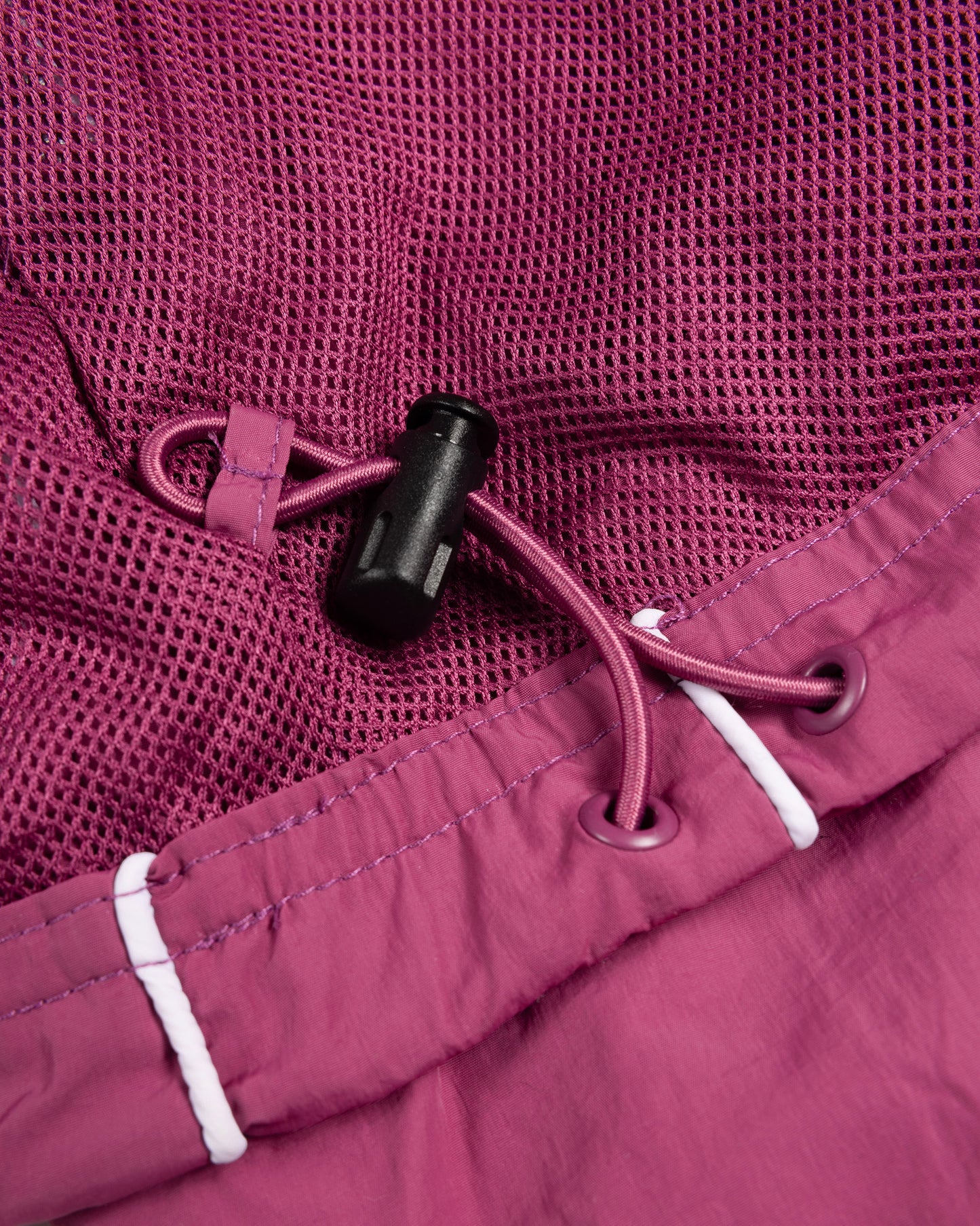 Athletic Nylon Track Jacket - Boysenberry