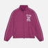 Athletic Nylon Track Jacket - Boysenberry