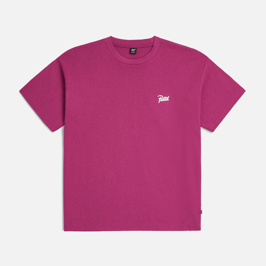 Script Logo T-Shirt - Boysenberry