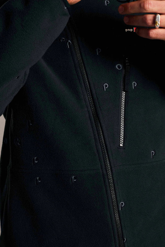 Pop x Berghaus Lhoste Fullzip Fleece Jacket - Black