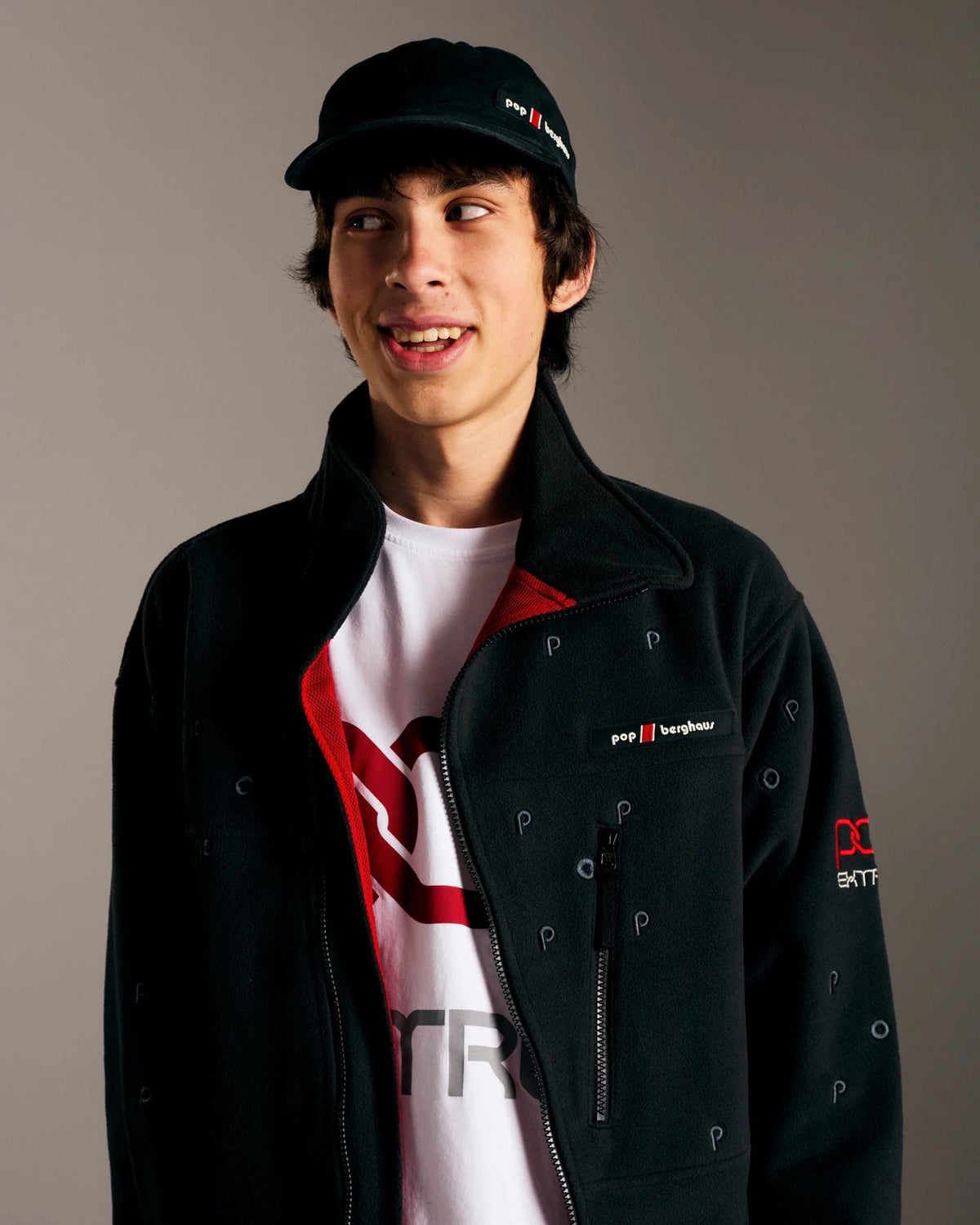 Pop x Berghaus Lhoste Fullzip Fleece Jacket - Black