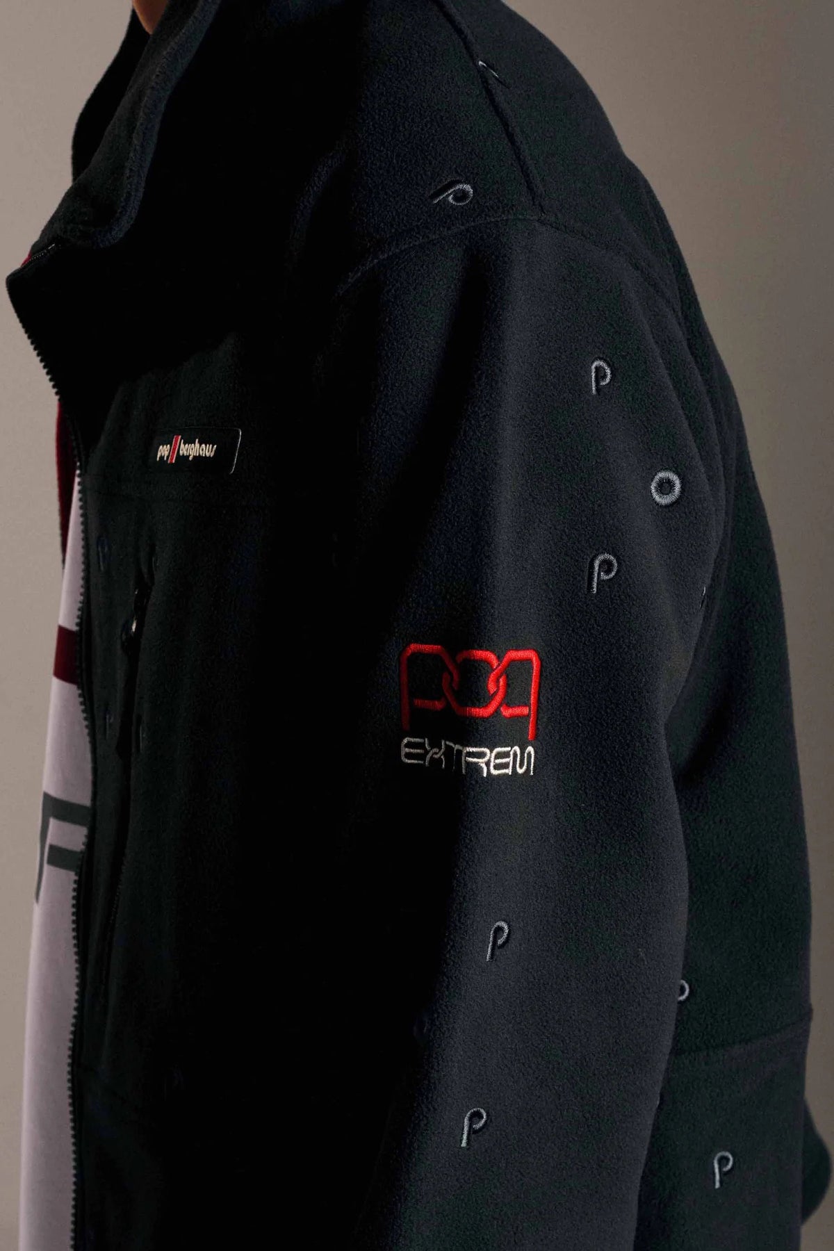 Pop x Berghaus Lhoste Fullzip Fleece Jacket - Black