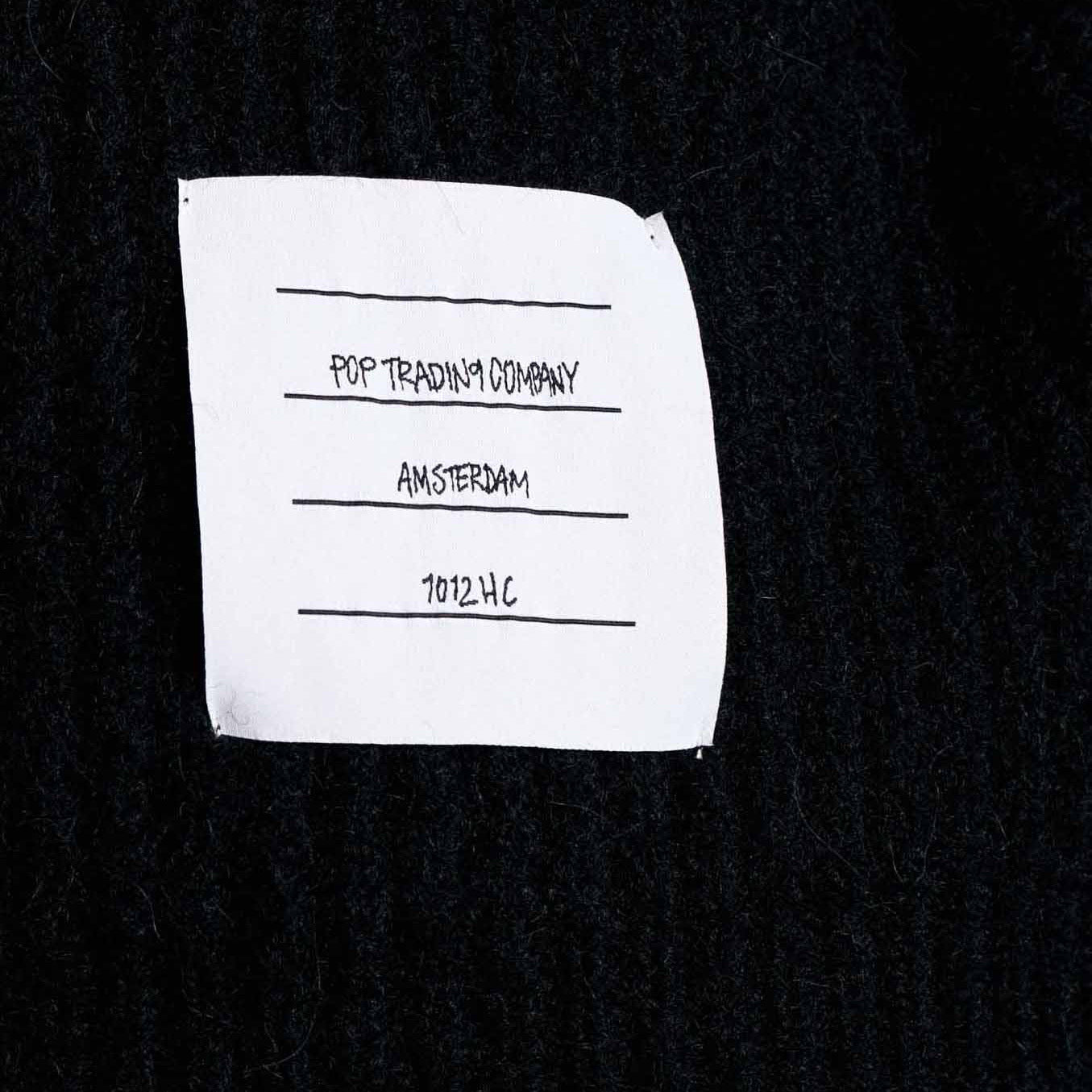 Knitted Full Zip - Black