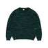 Knitted Melange Logo Crewneck - Navy/Juniper