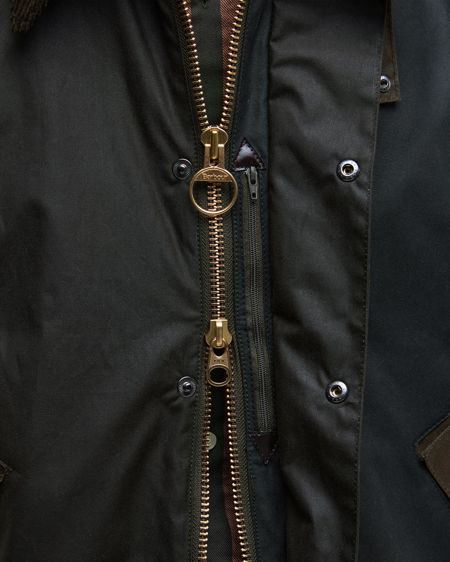 Patchwork Transport Waxed Jacket - Sage Multi