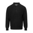 Polo L/S Lambswool Sweater - Black