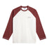 Stevie LS Tee - Ivory/Wine