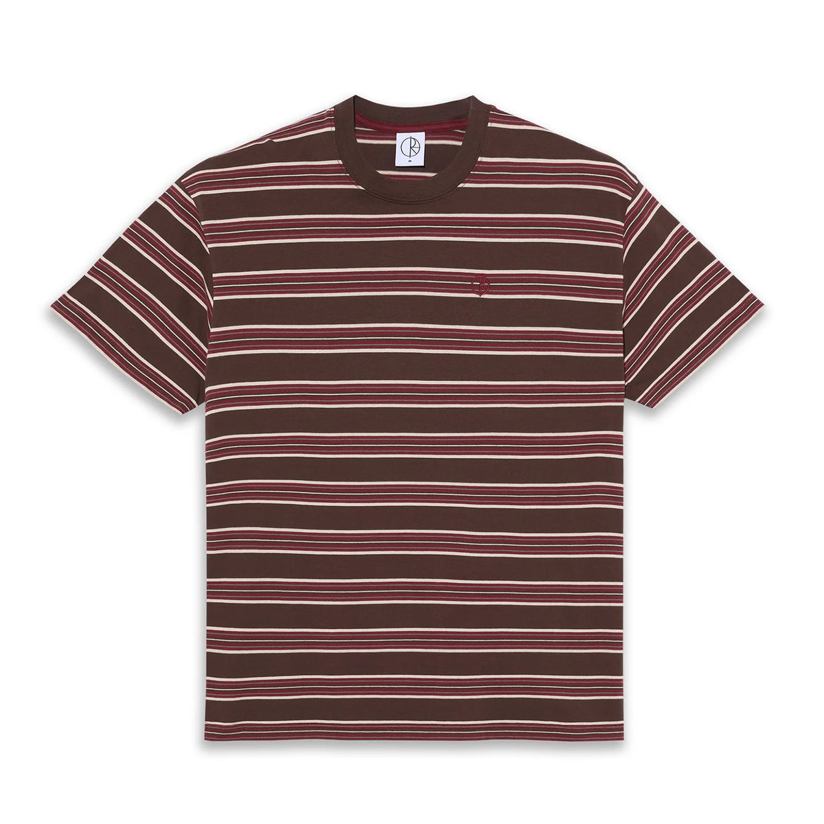 Tee - Stripe - Brown/Red
