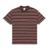 Tee - Stripe - Brown/Red