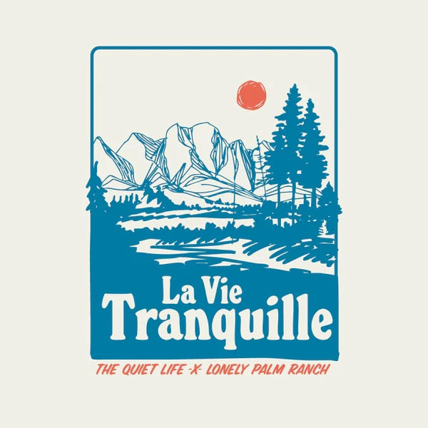 La Vie Tranquille Lonely Palm T-shirt - Cream