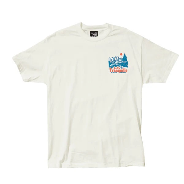 La Vie Tranquille Lonely Palm T-shirt - Cream